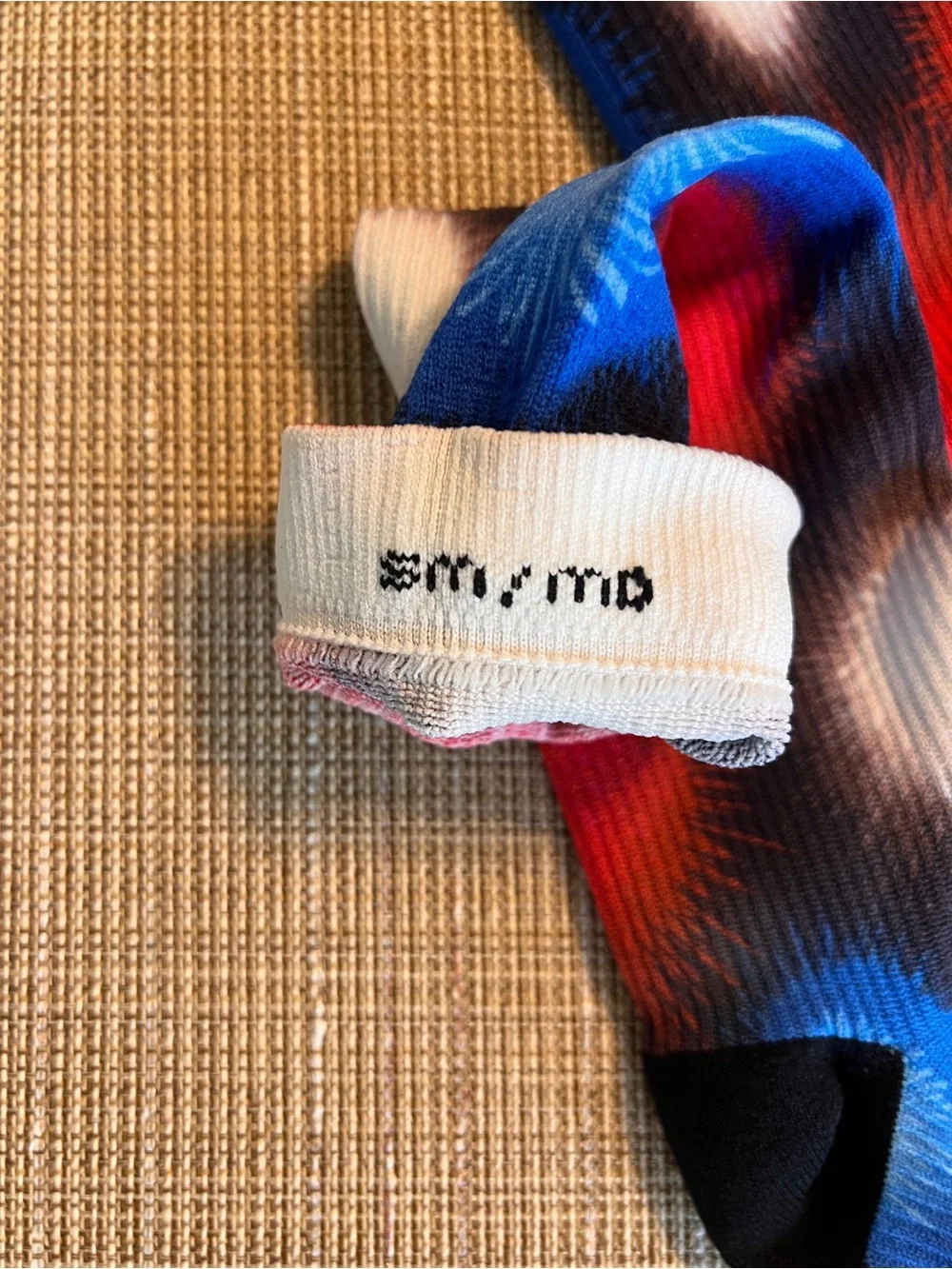 Crazy compression socks. Red white and blue